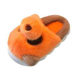 EUzeo Hausschuhe Kinder Mädchen Pantoffeln Kinder Slippers Kids 24D Plüsch Niedliche Panda Tiere Gummisohle rutschfest Flauschig Hausschuhe Kinder Junge Winter Indoor Lässig von EUzeo