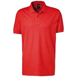 EXNER Herren Polo-shirt für Medizin, Gastro, Freizeit, Sport, Golf, Farbe rot, Größe L von EXNER