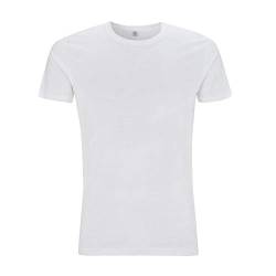 EarthPositive - Men's Slim Fit Jersey T-Shirt / White, S von EarthPositive