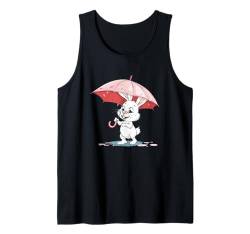 Lustiges Regenschirm Osterhase Kostüm für Jungen und Mädchen Tank Top von Easter Bunny Umbrella Outfit