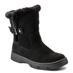 Easy Spirit Damen Graye Mid Calf Boot, Schwarzes Wildleder, 43 EU von Easy Spirit