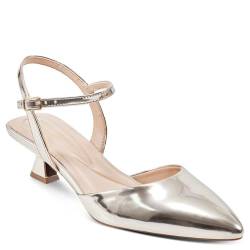 Easy Spirit Halyn Damen-Pumps, Gold / Chrom, 44 EU von Easy Spirit