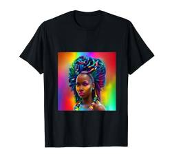 Juneteenth Queen Melanin Sistas Schwarzes Mädchen Magie Frau Liebe T-Shirt von Ebony Black Shopp Art