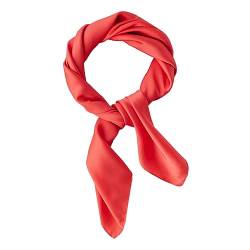 Ecroon Damen Seide Gefühl Schal Halstuch Stirnbänder Seidenschal Seidentuch Bandana Taschentuch Handgelenk von Ecroon