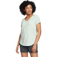 Eddie Bauer ® Boundless T-Shirt mit V-Ausschnitt Damen Blau Gr. XS von Eddie Bauer