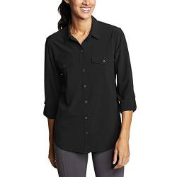 Eddie Bauer Damen Classic, Schwarz, Large von Eddie Bauer