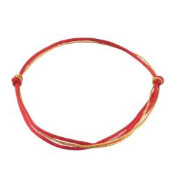 Eden Stone Armband Kabbalah Rot Goldfaden Glückarmband Handgemacht Red String Lucky String von Eden Stone