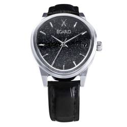 Egard Damen Analog Automatik Uhr mit Leder Armband WCH-5073G0H213 von Egard