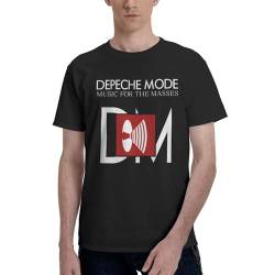 De&PE & Che Musikband Mode T-Shirts Tee Neuheit 3D Gedruckt Baumwolle T-Shirt Sommer Casual Rundhals Kurzarm T-Shirts Tops, Depeche Mode-23, M von Egenedcemre