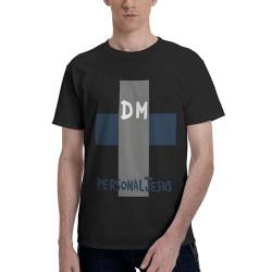 De&PE & Che T-Shirt für Herren, kurzärmelig, Rundhalsausschnitt, lockere Passform, lässig, Retro-T-Shirts, Fitnessstudio, Laufen, Freizeit-Outings, Tops, Depeche Mode-9, XL von Egenedcemre