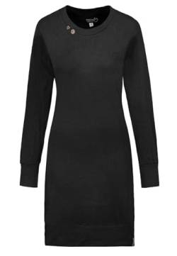 Eight 2 Nine Damen Midi Sweat-Kleid LETN-071 D12072W30371A6ENLE Black L von Eight 2 Nine