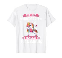 Kindergarten geschafft Kita Abschluss Einhorn T-Shirt von Einhorn & Kita-Abgänger Geschenk-Idee