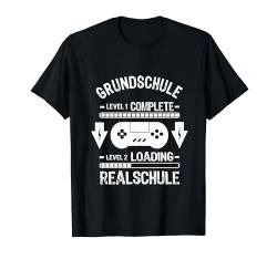 Einschulung Realschule 5 Klasse Level Loading Gaming T-Shirt von Einschulung Schulanfang Schulanfänger Realschule