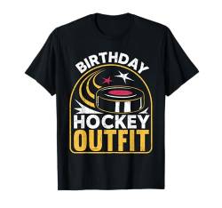 Birthday Hockey Outfit Funny Ice Hockey T-Shirt von Eishockey Eishockeyspieler Geschenke Für Männer