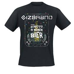 Eizbrand - Konfetti im Bier, T-Shirt Farbe: schwarz, Größe: 4XL von Eizbrand