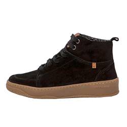 El Naturalista Unisex - Erwachsene High-Top Sneaker GEO, Damen,Herren Halbschuhe,Wechselfußbett,Warmfutter,Freizeitschuhe,Black,41 EU / 7 UK von El Naturalista