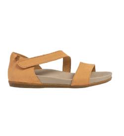 El Naturalista für Damen. 2565211PH005_024 N5652 Senffarbene Ledersandalen (40), Wohnung, Klettverschluss, Lässig von El Naturalista