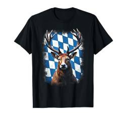 Elch Lausbua Lausbub Tracht Trachtenshirt bayrisch T-Shirt von Elch Lausbua Oktoberfest Shop