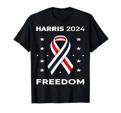 Kamala Harris 2024 Freiheitsband T-Shirt von Elections Gifts