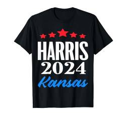 Kamala Harris 2024 Kansas T-Shirt von Elections Gifts