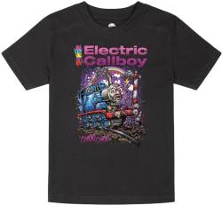 Electric Callboy Metal-Kids - Choo Choo Unisex T-Shirt schwarz 164 100% Baumwolle Band-Merch, Bands von Electric Callboy