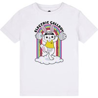 Electric Callboy T-Shirt - Metal-Kids - Pump It Bunny - 140 bis 164 - für Mädchen & Jungen - Größe 164 - weiß  - Lizenziertes Merchandise! von Electric Callboy