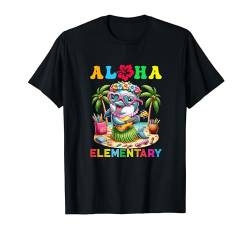 Aloha Elementary Delphin Hawaii Back to School Kids Girl T-Shirt von Elementary First Day of School Outfits Boy Girl