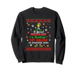 Best Way To Spread Xmas Cheer Is Teaching 1st Grade Cute Elf Sweatshirt von Elementary School Christmas Costume