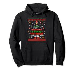 Best Way To Spread Xmas Cheer Is Teaching 4th Grade Santa Pullover Hoodie von Elementary School Christmas Costume