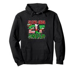 Second Grade Elf Squad Christmas Elf Lover Teachers Students Pullover Hoodie von Elementary School Christmas Costume