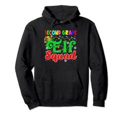 Second Grade Squad Xmas Colorful Costume Students Teachers Pullover Hoodie von Elementary School Christmas Costume