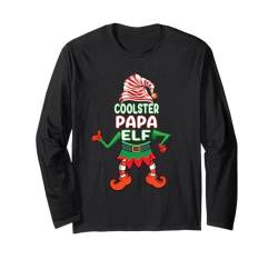 Papa Elf Outfit Weihnachten Familie Elf Christmas Xmas Langarmshirt von Elf Weihnachtsshirt Familien Kostüm Partnerlook