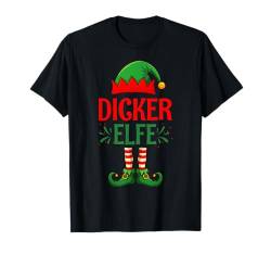 Dicker Elfe Weihnachtsoutfit Partnerlook Geschenk T-Shirt von Elfe Weihnachten Kostüm Familie Partnerlook