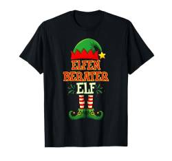 Partner Outfit Familie Weihnachten - Elfen Berater Elfe T-Shirt von Elfen Kostüm Weihnachten Damen Herren Shop