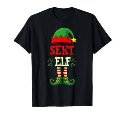 Partner Outfit Familie Weihnachten - Sekt Elfe Kostüm T-Shirt von Elfen Kostüm Weihnachten Damen Herren Shop