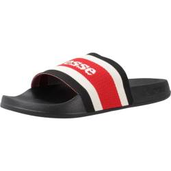 Ellesse Unisex Badesandalen LS50 Slide, Farbe:Black/red, Größe:42 von Ellesse