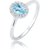 Elli DIAMONDS Verlobungsring Verlobungsring Topas Diamant (0.08 ct) 925 Silber von Elli DIAMONDS