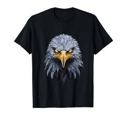 Weißkopfseeadler Vogel Natur USA schwarze Kunst für T-Shirt von Emliimse black art tees.