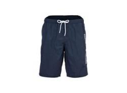 Badeshorts EMPORIO ARMANI "Badeshorts 1er Pack" Gr. S, N-Gr, blau (dunkelblau), Herren, Obermaterial: 100% Polyamid PA., Badehosen von Emporio Armani