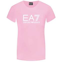 Emporio Armani EA7 8NTT63 TJ12Z T-Shirt mit kurzen Ärmeln, Rundhalsausschnitt, Rosa (hell), Large von Emporio Armani