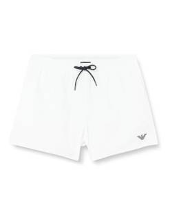 Emporio Armani Herren Embroidery Logo Swim Boxer Beachwear, White, 48 von Emporio Armani