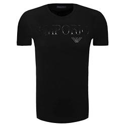 Emporio Armani Herren T-Shirt 110810 CC716 00020 Rundhals Kurzarm Gr. L, Schwarz von Emporio Armani