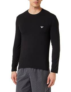 Emporio Armani Men's Long Sleeves T-Shirt Soft Modal, Black, Large von Emporio Armani