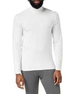 Emporio Armani Men's Sweater Soft Modal, White, Small von Emporio Armani