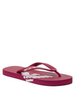 Emporio Armani Unisex Bold Eagle Logo Flops Flip-Flop, CHERRY+WHITE, 39 von Emporio Armani