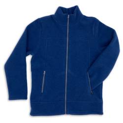 Engel - Herren-Jacke mit Reißverschluss an den Taschen - Wolljacke Gr 54/56 blau von Engel