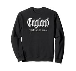 "Pride never bows" England, England Sweatshirt von England Fans