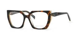 Enrico Coveri Damenbrille, ECV135, Sichtrahmen für Damen, Havana von Enrico Coveri