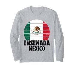 Ensenada Souvenir Mexiko Retro Vintage Reise Männer Frauen Langarmshirt von Ensenada Mexico Souvenir Clothing Apparel