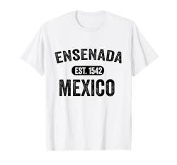 Ensenada Souvenir Mexiko Retro Vintage Reise Männer Frauen T-Shirt von Ensenada Mexico Souvenir Clothing Apparel